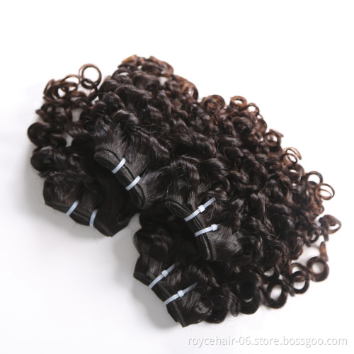 Funmi Hair Super Double Drawn Durable Remy Human Hair Extensions  with Customized Hair Weave Package